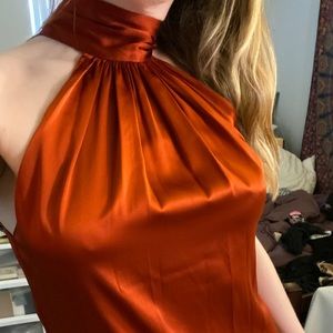 Ramy Brook Silk blouse in Rust